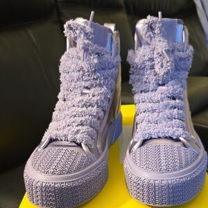 MARC JACOBS Purple High-Top Sneakers